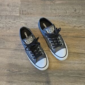 Converse All Star Charcoal and White Sneakers